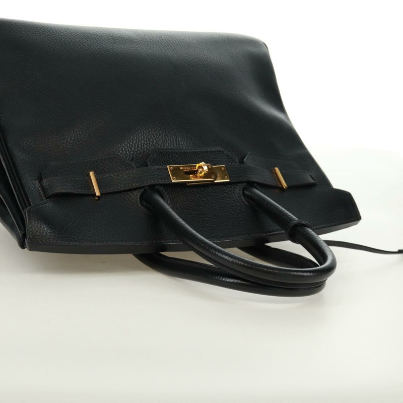 【日本直送】愛馬仕 Birkin 35 手提包 Ardenne 黑色金色 正品 SK001SM-5