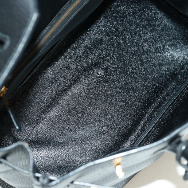 【日本直送】愛馬仕 Birkin 35 手提包 Ardenne 黑色金色 正品 SK001SM-9