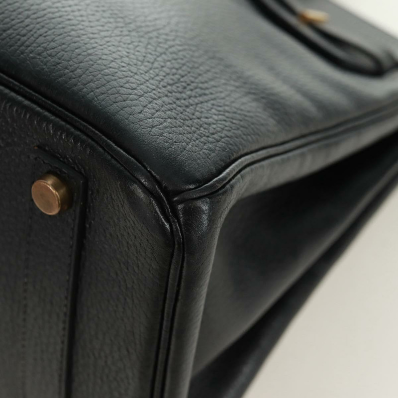 【日本直送】愛馬仕 Birkin 35 手提包 Ardenne 黑色金色 正品 SK001SM-14