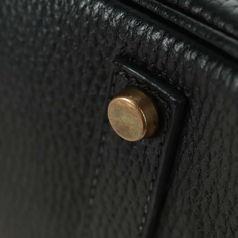 【日本直送】愛馬仕 Birkin 35 手提包 Ardenne 黑色金色 正品 SK001SM-17