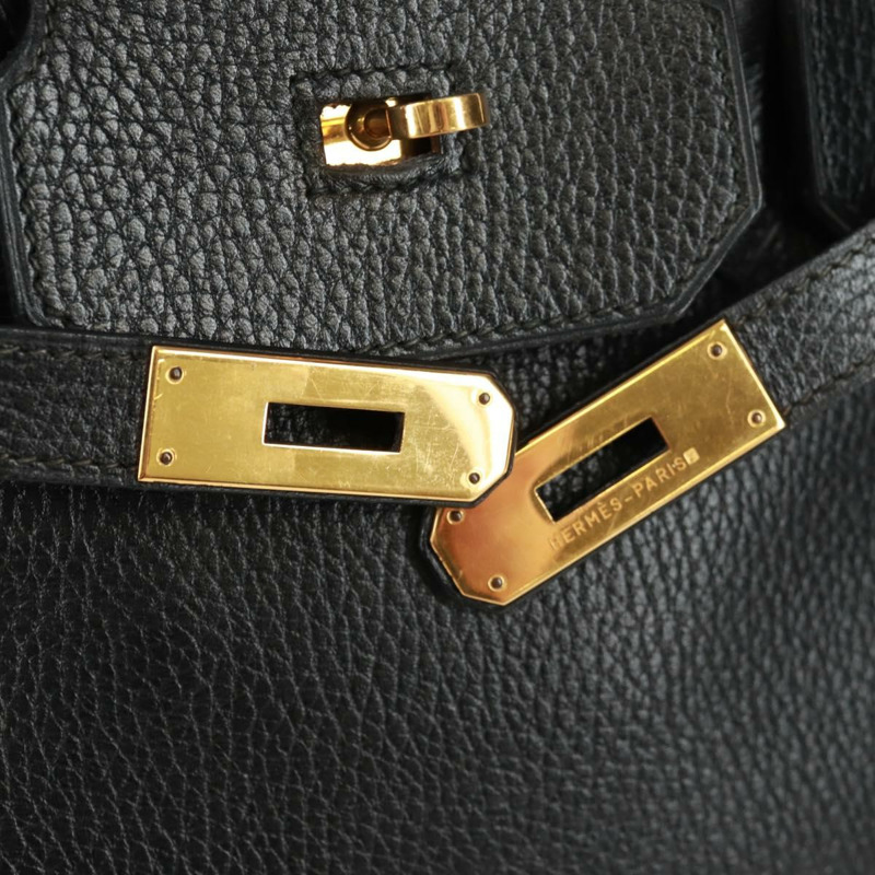 【日本直送】愛馬仕 Birkin 35 手提包 Ardenne 黑色金色 正品 SK001SM-19