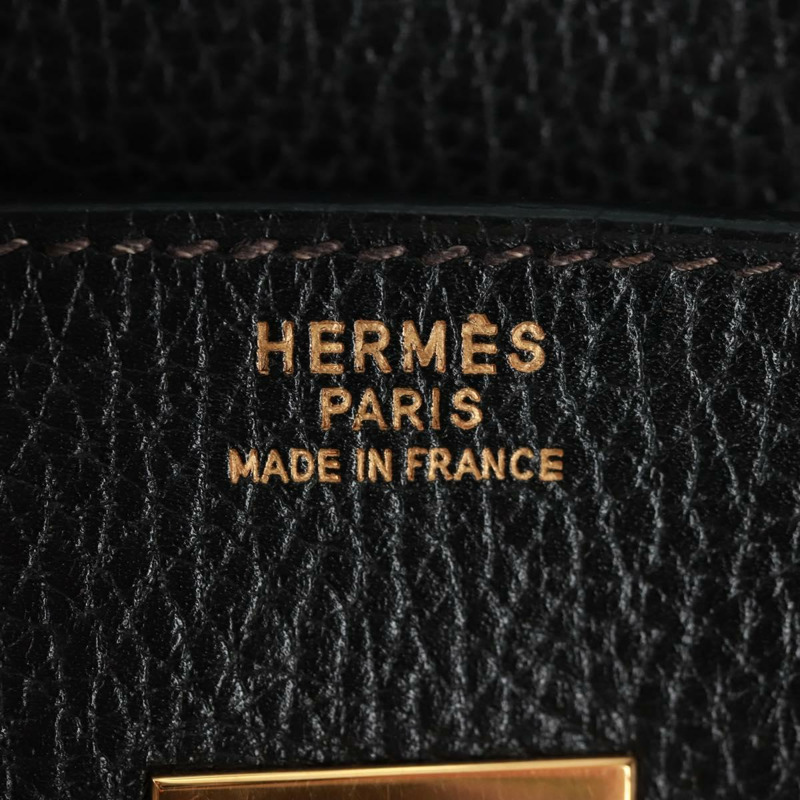 【日本直送】愛馬仕 Birkin 35 手提包 Ardenne 黑色金色 正品 SK001SM-20