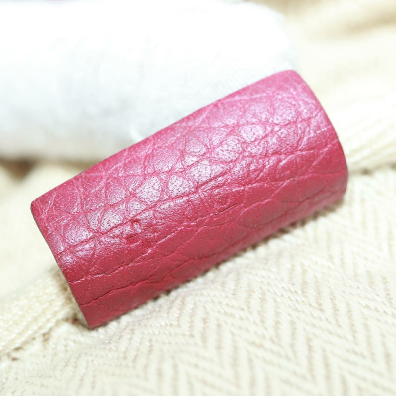 【日本直送】HERMES Victoria 35 Tosca 手提包 Taurillon 皮革紅銀正品 SK005SM-10