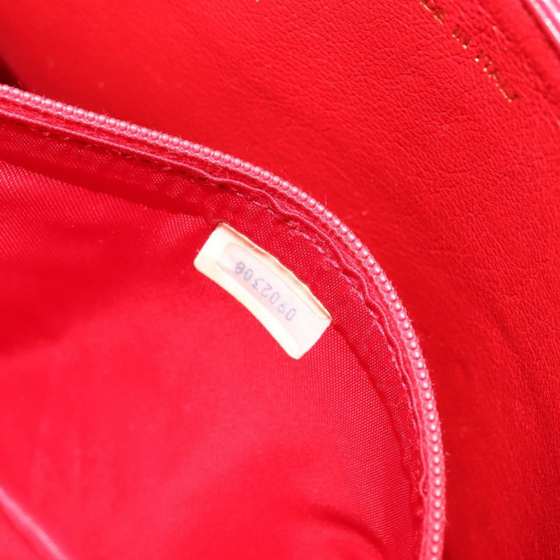 【日本直送】香奈兒 (CHANEL) 絎縫 COCO 標誌鏈條單肩背包，羊皮材質，紅色金色雙C標誌，正品編號 172623V-10