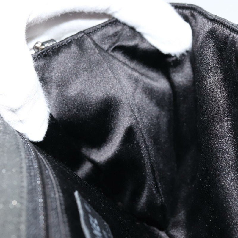 【日本直送】香奈兒 (CHANEL) 絎縫鏈條單背包 尼龍材質 灰色 銀色 CC 標誌 正品 170653SM-22