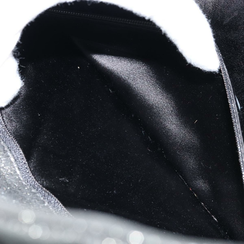 【日本直送】香奈兒 (CHANEL) 絎縫鏈條單背包 尼龍材質 灰色 銀色 CC 標誌 正品 170653SM-24