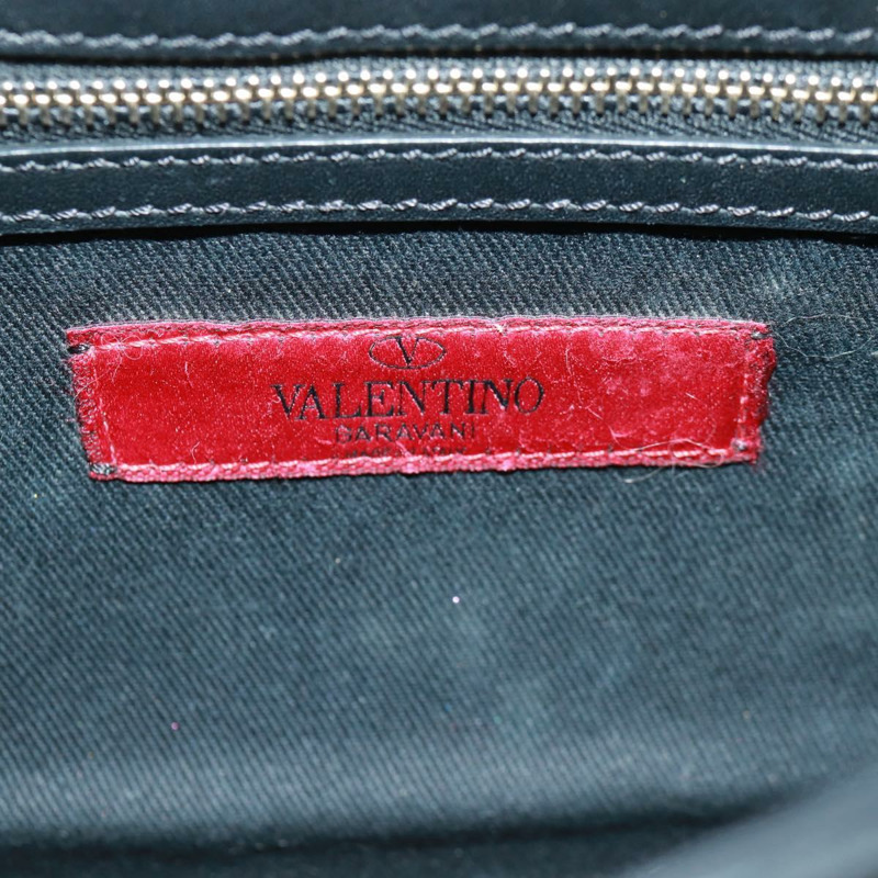 【日本直送】VALENTINO 鉚釘單肩包 皮革 黑色 金色 正品 gh1750V-20