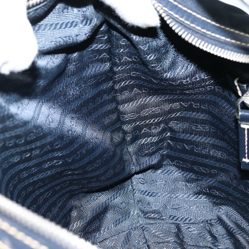 【日本直送】PRADA 單肩包 尼龍 海軍藍 銀色 正品 gh1754V-18