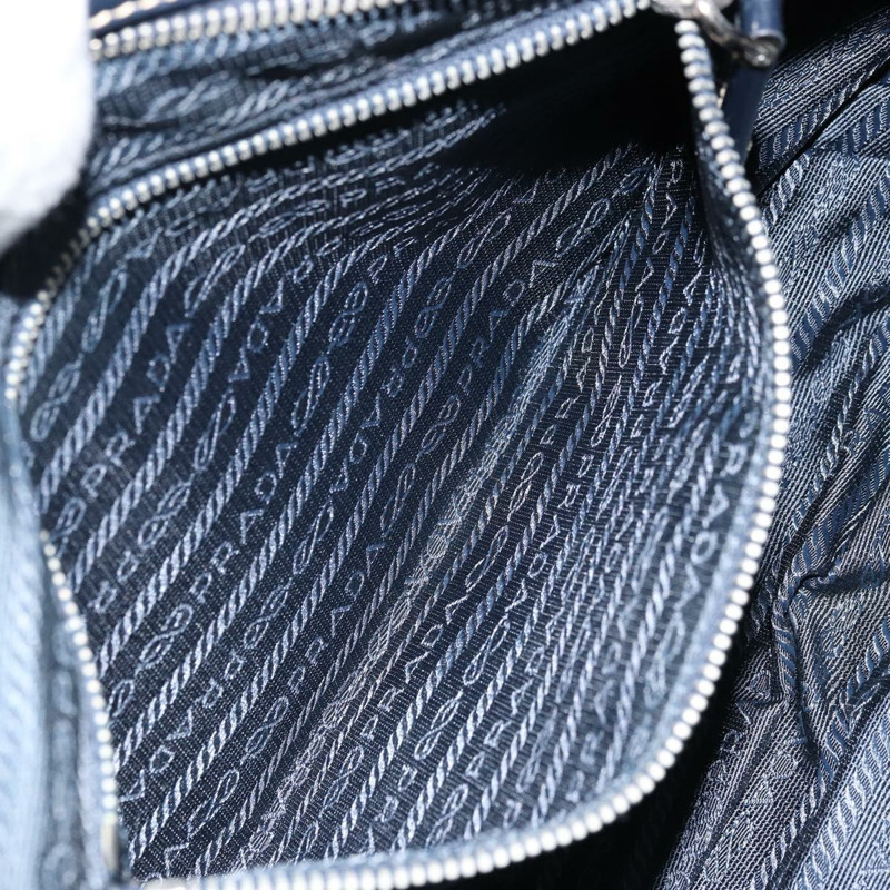 【日本直送】PRADA 單肩包 尼龍 海軍藍 銀色 正品 gh1754V-20