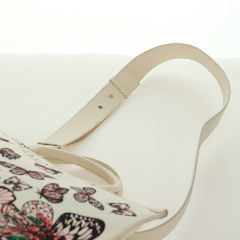 【日本直送】寶格麗 (BVLGARI) 帆布雙肩包 MARY KATRANTZOU 聯名款 白金款 Auth 173206M-15