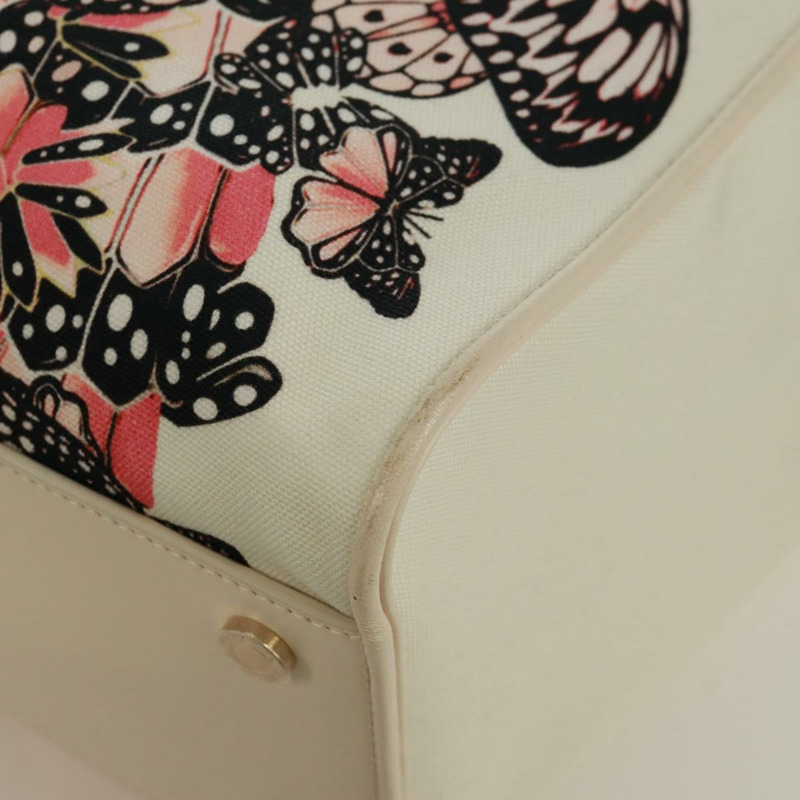 【日本直送】寶格麗 (BVLGARI) 帆布雙肩包 MARY KATRANTZOU 聯名款 白金款 Auth 173206M-19