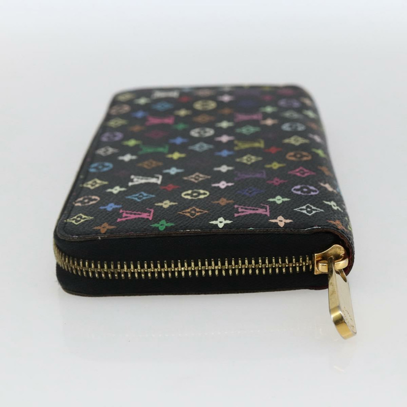 【日本直送】路易威登 Monogram Multicolor Zippy 長版皮夾 黑色 M60243 LV 正品 173254V-2