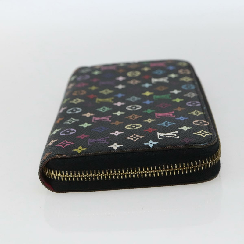 【日本直送】路易威登 Monogram Multicolor Zippy 長版皮夾 黑色 M60243 LV 正品 173254V-3