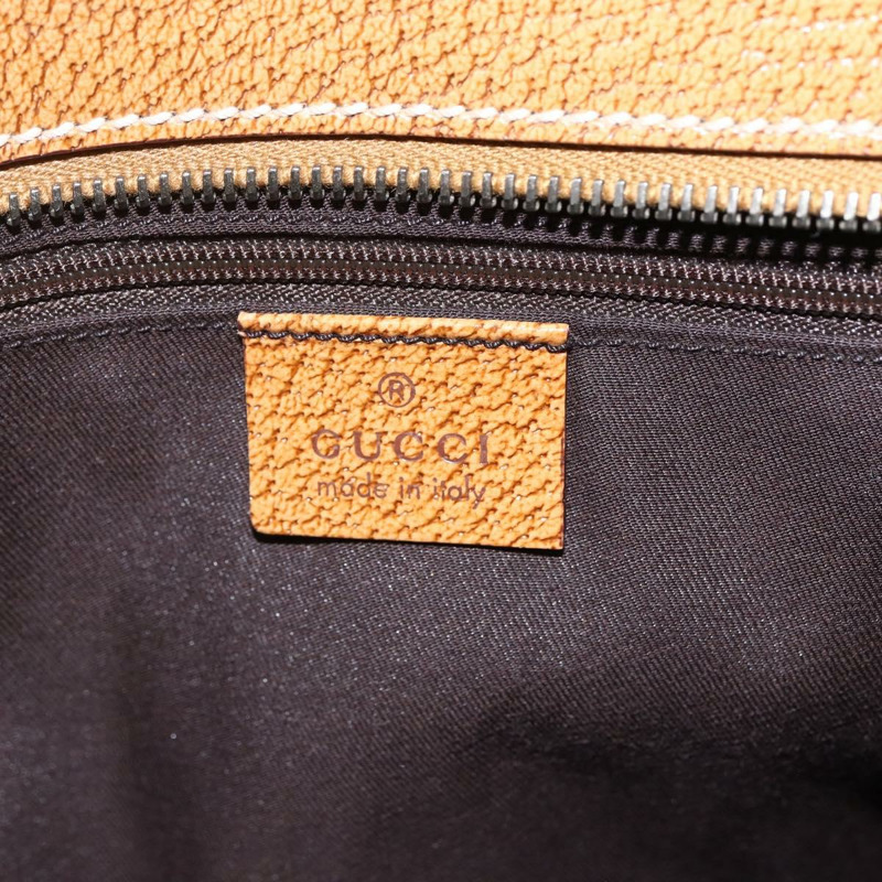 【日本直送】GUCCI GG帆布手提包 PVC 米色 銀色 113011 正品 173185V-17