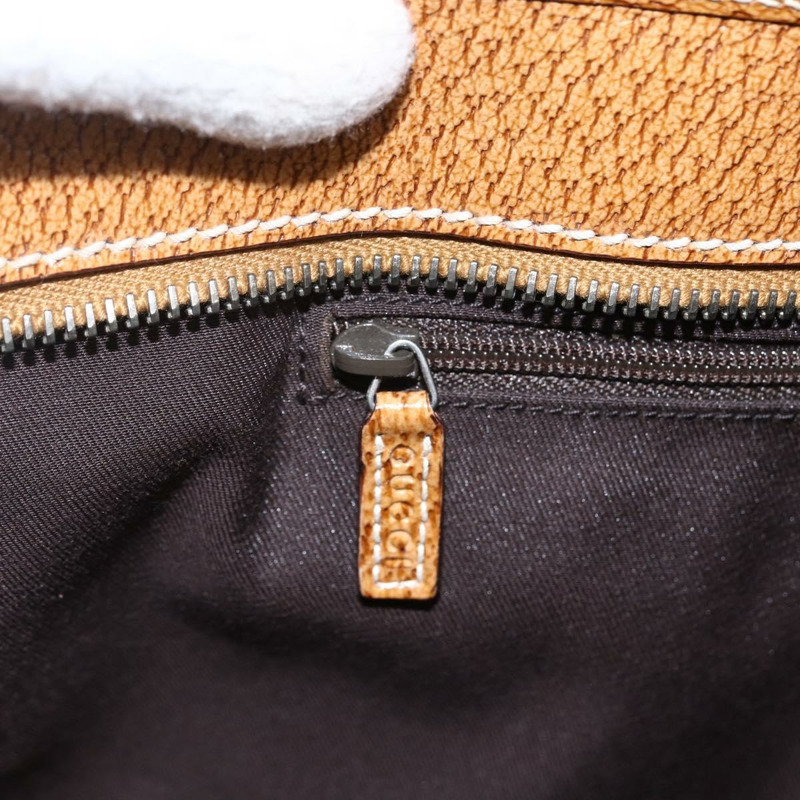 【日本直送】GUCCI GG帆布手提包 PVC 米色 銀色 113011 正品 173185V-20