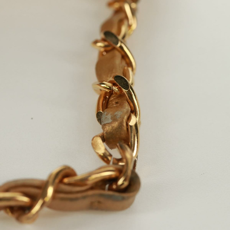 【日本直送】香奈兒迷你絎縫10鏈條手柄羊皮手拿包，金色雙C標誌，貨號165375V-7