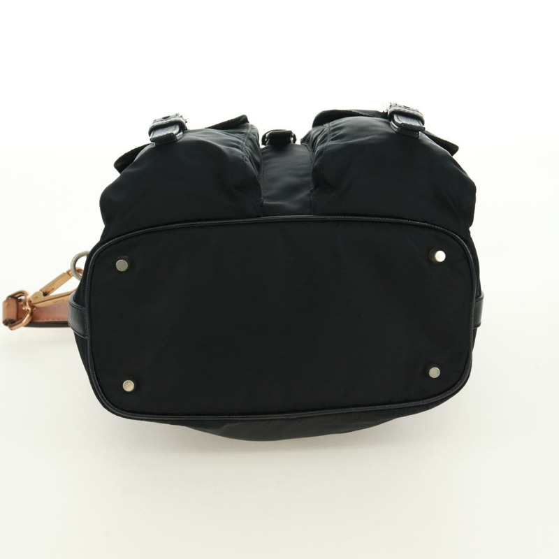 【日本直送】PRADA 黑色金色尼龍肩包，正品編號 165372V-4