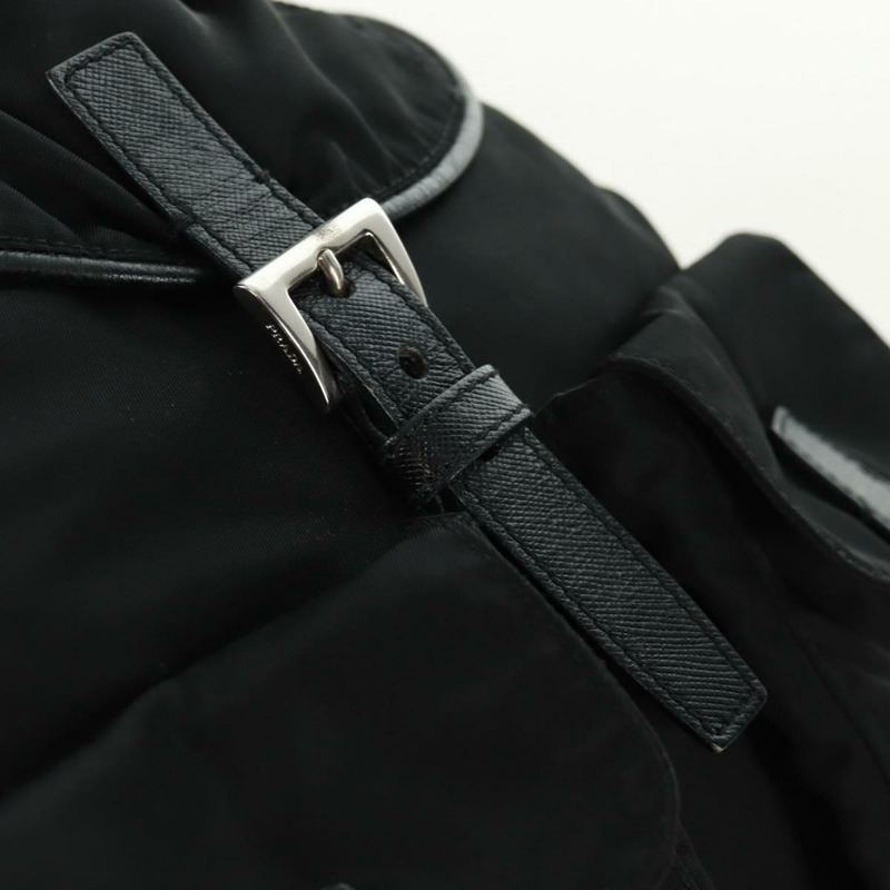 【日本直送】PRADA 黑色金色尼龍肩包，正品編號 165372V-8