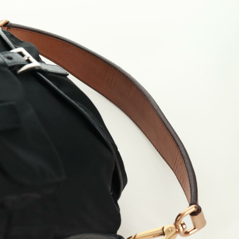 【日本直送】PRADA 黑色金色尼龍肩包，正品編號 165372V-14