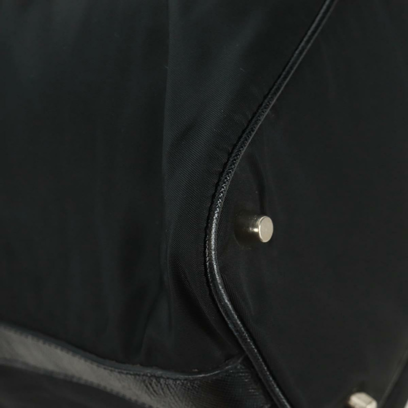 【日本直送】PRADA 黑色金色尼龍肩包，正品編號 165372V-17