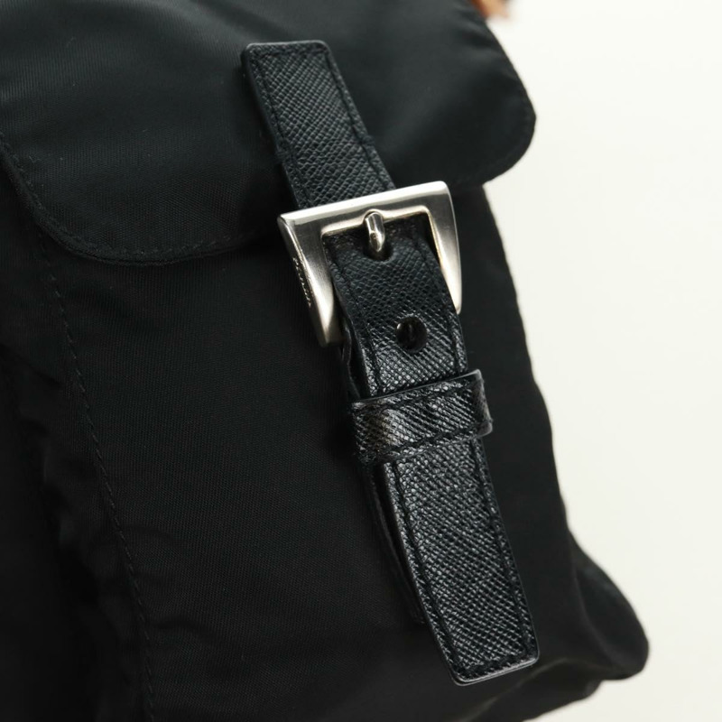 【日本直送】PRADA 黑色金色尼龍肩包，正品編號 165372V-19