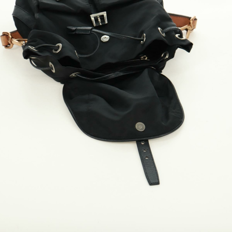 【日本直送】PRADA 黑色金色尼龍肩包，正品編號 165372V-22