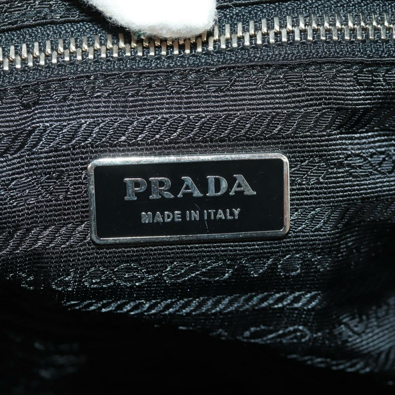 【日本直送】PRADA 黑色金色尼龍肩包，正品編號 165372V-23