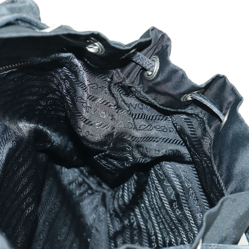 【日本直送】PRADA 黑色金色尼龍肩包，正品編號 165372V-24