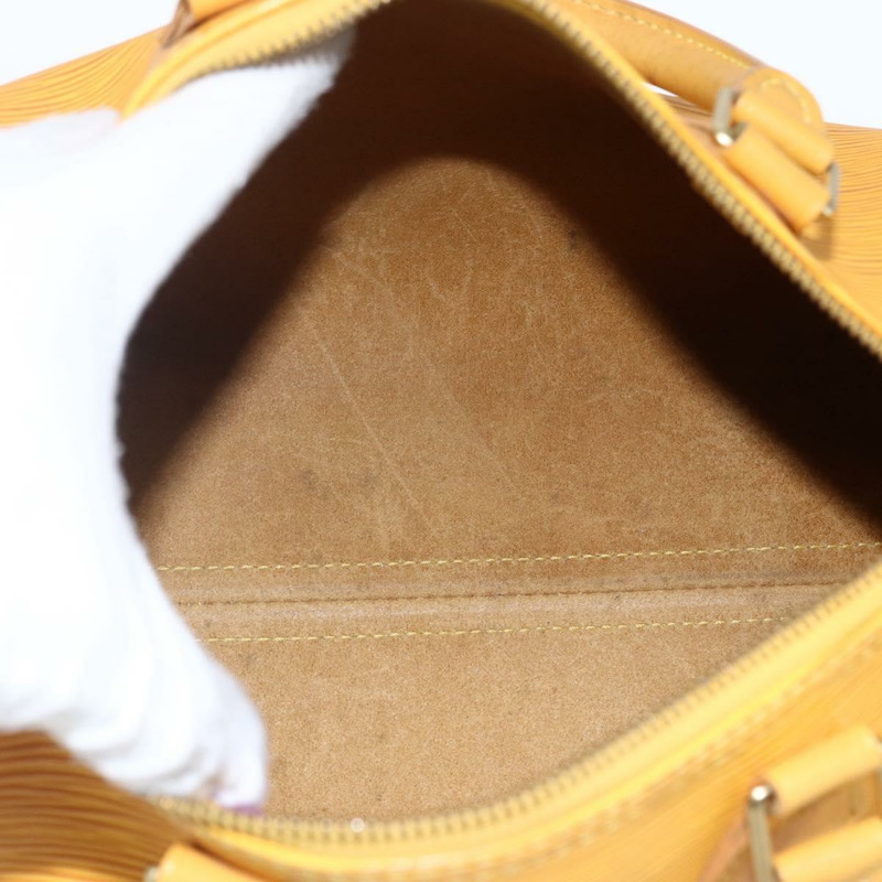 【日本直送】路易威登 Epi Speedy 25 手提包 Tassili 黃色 M43019 LV 正品 165363V-9