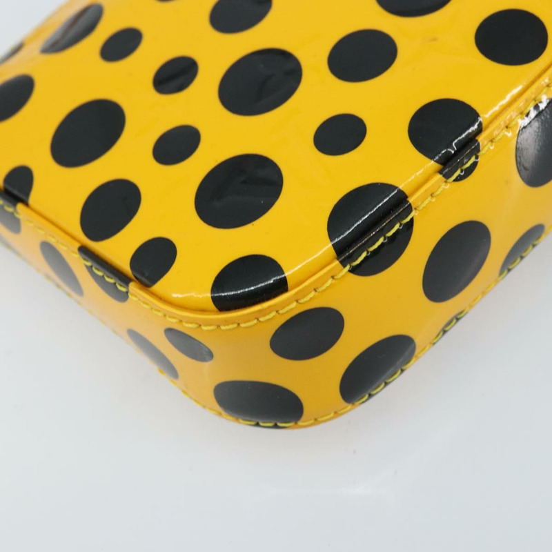 【日本直送】路易威登 Vernis Yayoi Kusama 手拿包配件 Jaune M91426 正品 165362V-14