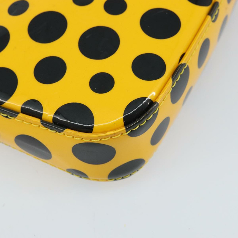 【日本直送】路易威登 Vernis Yayoi Kusama 手拿包配件 Jaune M91426 正品 165362V-16