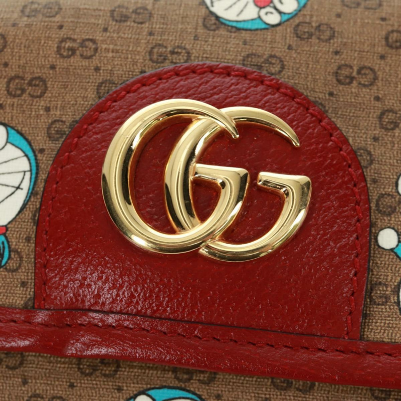 【日本直送】GUCCI GG Supreme Web Sherry Line 腰包 PVC 米色 金色 647817 正品 173178M-19