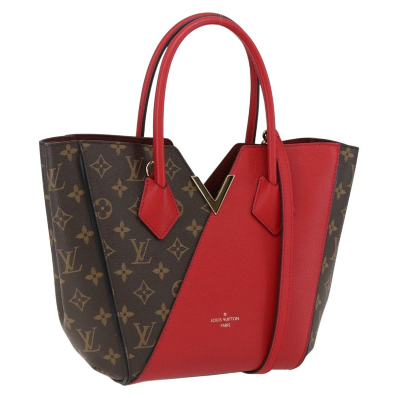 【日本直送】路易威登 Monogram Cerise Kimono MM 手提包 紅色 M40459 LV 正品 165368SAM-0