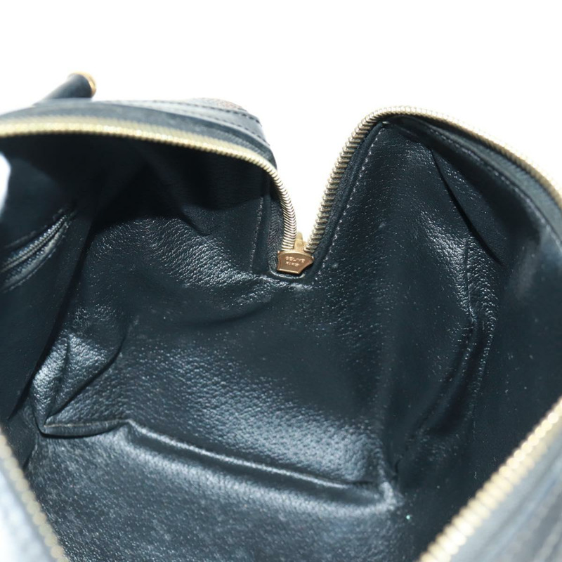 【日本直送】CELINE Macadam帆布手提包 PVC皮革 2way 黑色金色 Auth 165352A-21