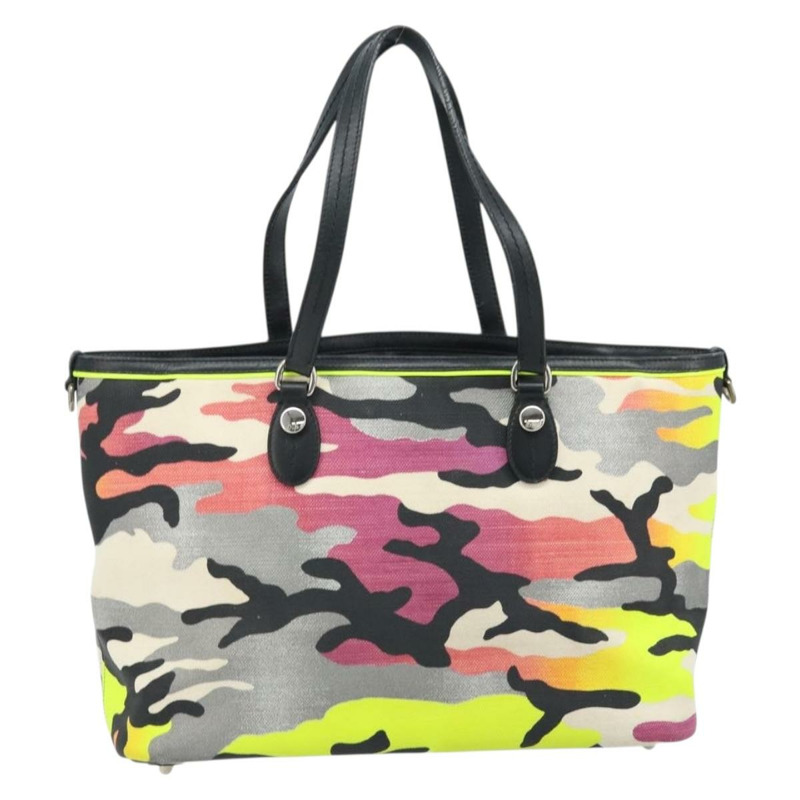 【日本直送】Christian Dior Anselmural 托特包 帆布 多色 銀色 正品 165371M-1