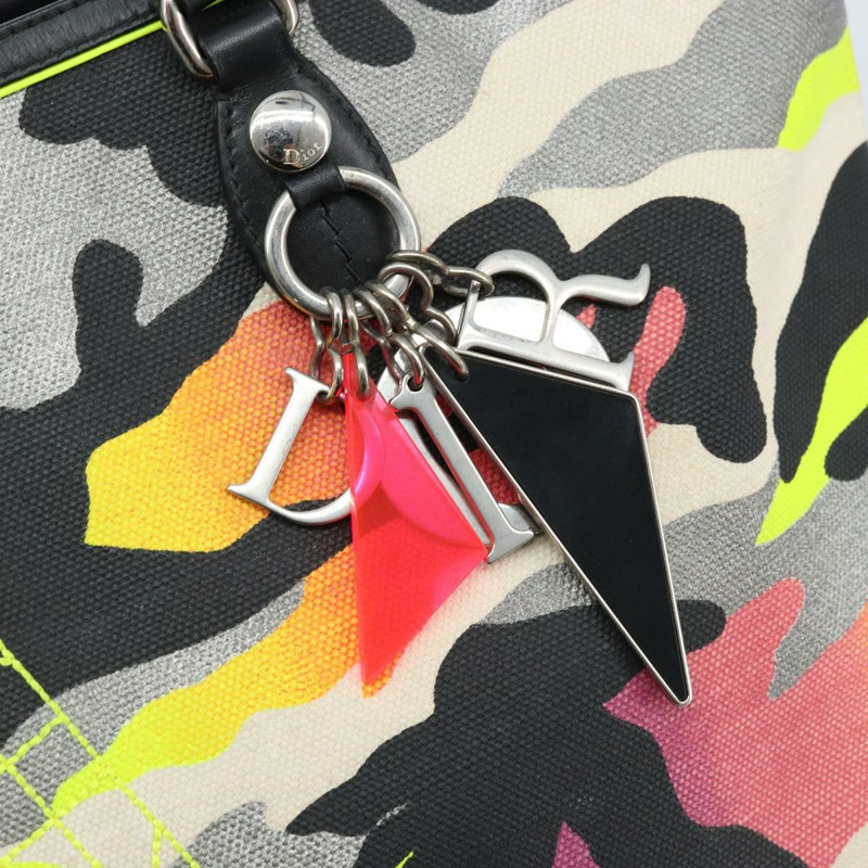 【日本直送】Christian Dior Anselmural 托特包 帆布 多色 銀色 正品 165371M-18