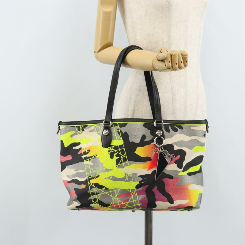 【日本直送】Christian Dior Anselmural 托特包 帆布 多色 銀色 正品 165371M-25