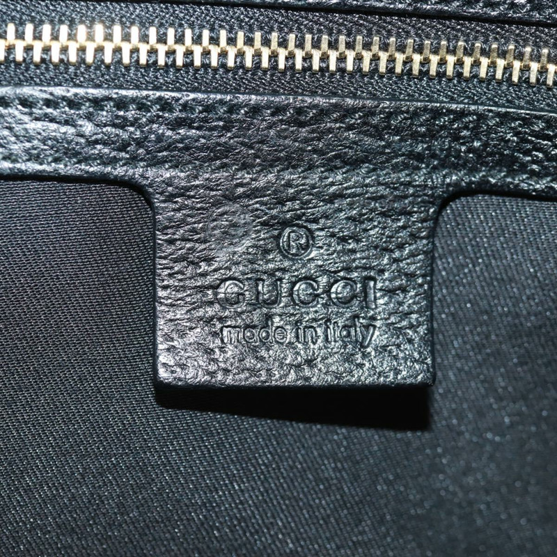 【日本直送】GUCCI Web Sherry Line 馬銜扣手提包 絲絨 黑色 金 紅色 145771 正品 165367V-20