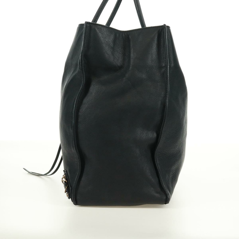 【日本直送】BALENCIAGA A4 紙手提包，黑色皮革，貨號 236701，正品編號 158583M-2