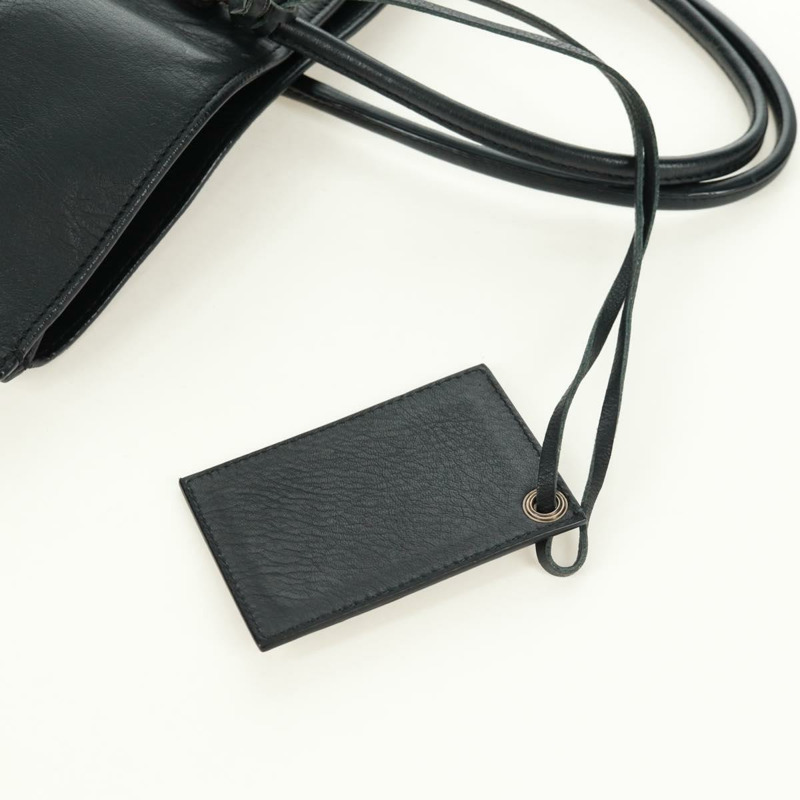 【日本直送】BALENCIAGA A4 紙手提包，黑色皮革，貨號 236701，正品編號 158583M-17