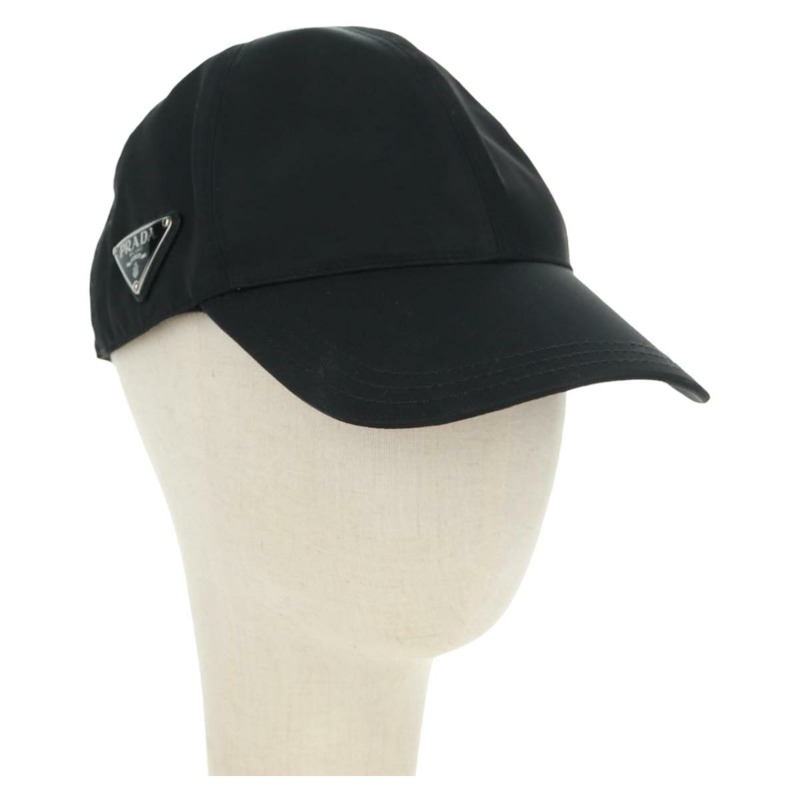 【日本直送】PRADA 尼龍黑色棒球帽 正品 158569M-0