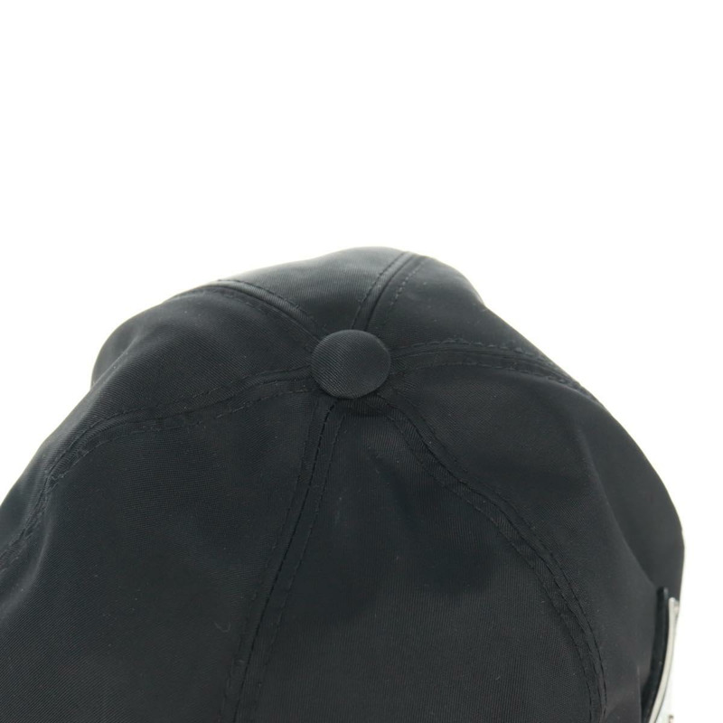 【日本直送】PRADA 尼龍黑色棒球帽 正品 158569M-7