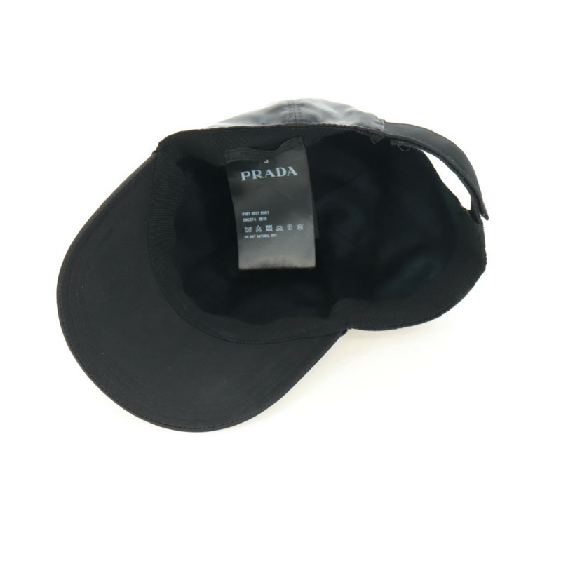 【日本直送】PRADA 尼龍黑色棒球帽 正品 158569M-8