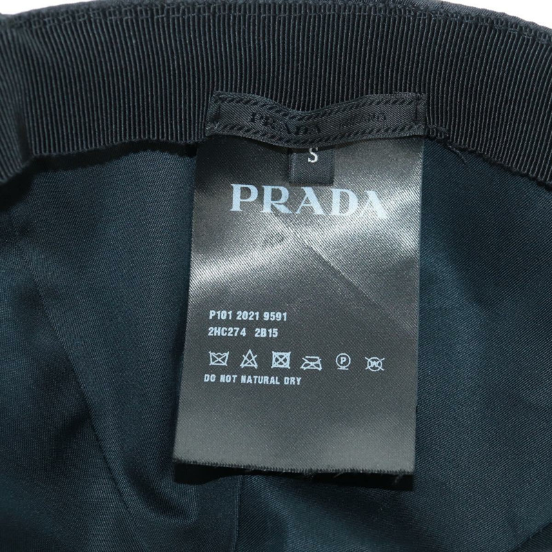 【日本直送】PRADA 尼龍黑色棒球帽 正品 158569M-14