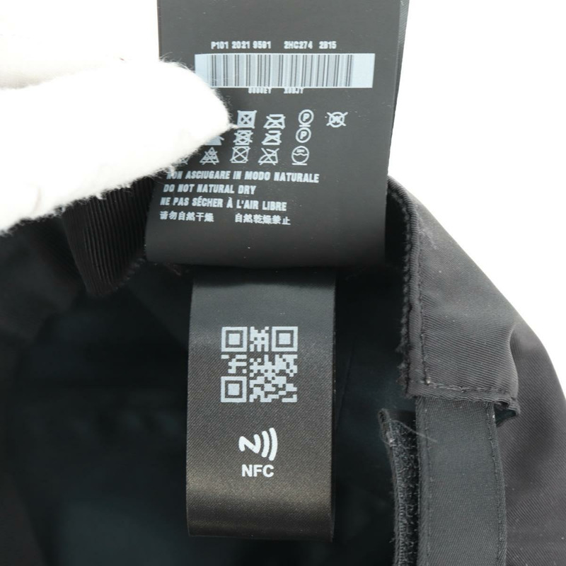【日本直送】PRADA 尼龍黑色棒球帽 正品 158569M-16