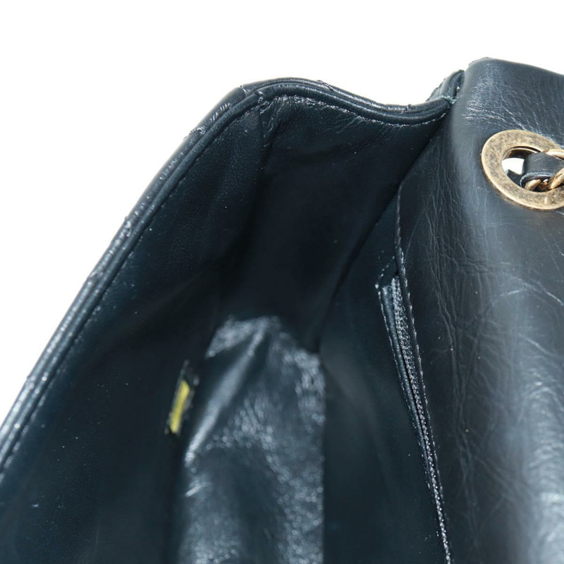 【日本直送】香奈兒單蓋鏈世界硬幣圖案絎縫25小牛皮CC正品SK013SM-27