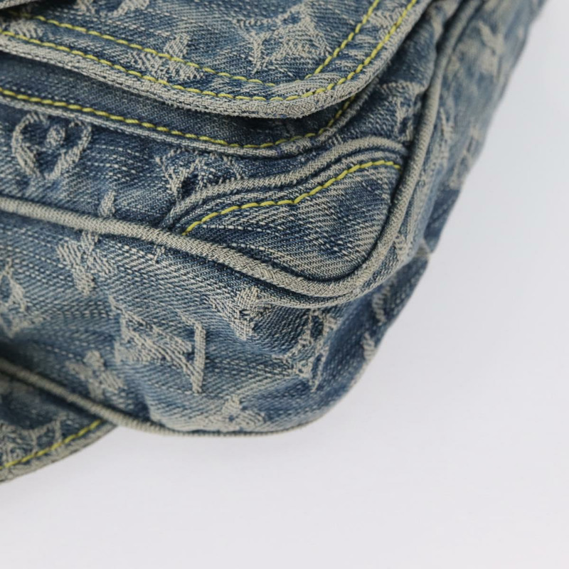 【日本直送】路易威登 Monogram 牛仔布腰包/斜背包 藍色 M95347 LV 正品 173177V-7