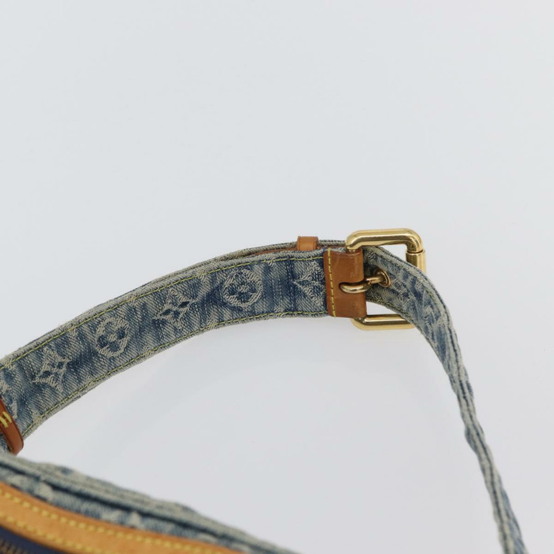 【日本直送】路易威登 Monogram 牛仔布腰包/斜背包 藍色 M95347 LV 正品 173177V-13