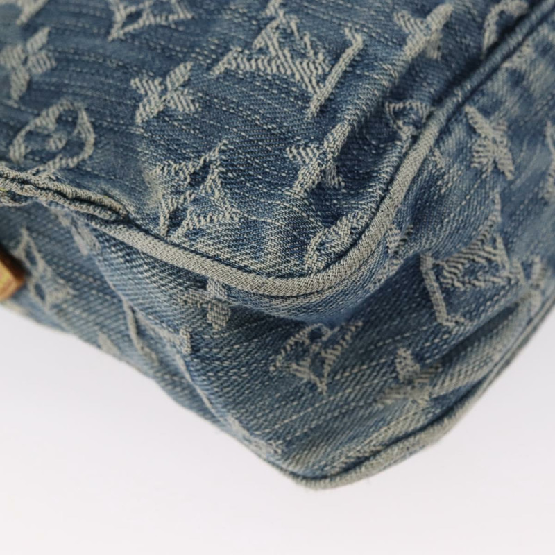 【日本直送】路易威登 Monogram 牛仔布腰包/斜背包 藍色 M95347 LV 正品 173177V-15