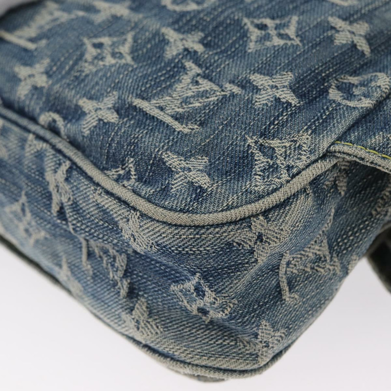 【日本直送】路易威登 Monogram 牛仔布腰包/斜背包 藍色 M95347 LV 正品 173177V-16